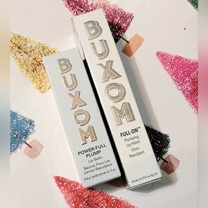 🔥2pk BNIB🔥Buxom Full-On Plumping Lip Polish + Powerful Plump Lip Balm